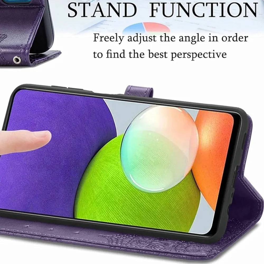 3-in-1 Phone Case In Purple For iPhone 15 Plus